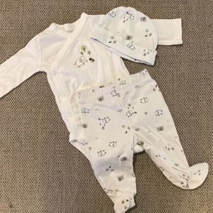COPY - Elephant onesie set, 3 months